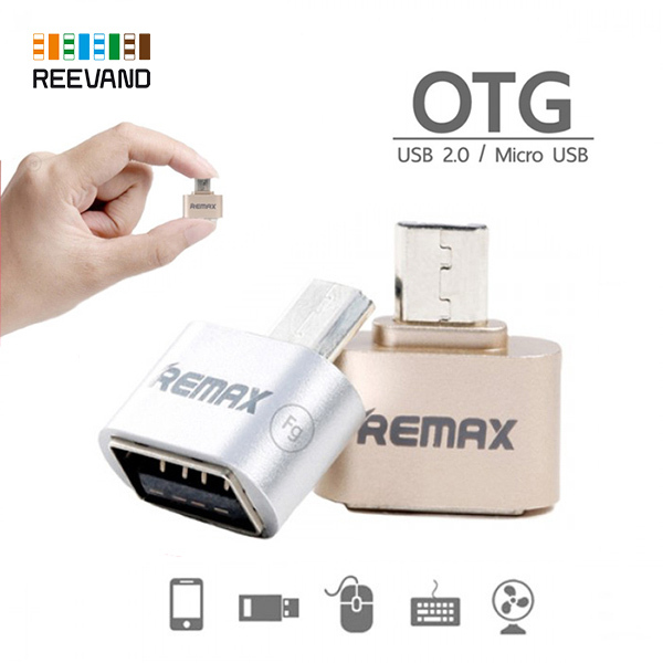  مبدل OTG Micro USB ریمکس نقره ای طلایی 